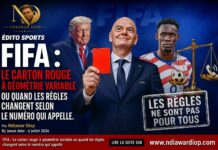 FIFA : Le carton rouge à géométrie variable ou quand les règles changent selon le numéro qui appelle. Par Ndiawar Diop