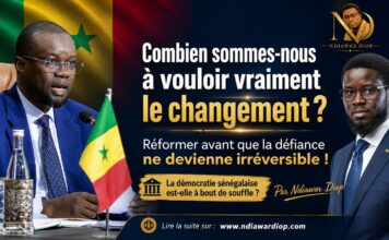 Combien sommes-nous à vouloir vraiment le changement ? Réformer avant que la défiance ne devienne irréversible ! Par Ndiawar Diop