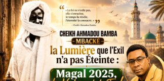 Cheikh Ahmadou Bamba Mbacké, la Lumière que l’Exil n’a pas Éteinte : Magal 2025, la Victoire de la Foi! – Par Serigne Saliou Diop Ndiawar