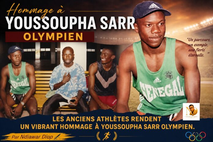 Hommage à Youssoupha Sarr Ndiawar Diop Hommage à Youssoupha Sarr Les anciens athlètes rendent un vibrant hommage à Youssoupha Sarr Olympien. Par Ndiawar Diop