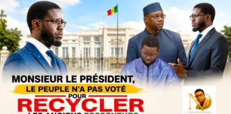 Monsieur le Président, le peuple n’a pas voté pour recycler les anciens fossoyeurs du Sénégal ! Par Ndiawar Diop