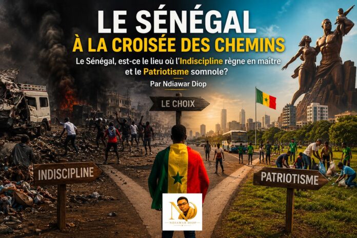 Le Sénégal à la Croisée des Chemins: Le Sénégal, est-ce le lieu où l’Indiscipline règne en maître et le Patriotisme somnole? Par Ndiawar Diop Le Sénégal à la Croisée des Chemins: Le Sénégal, est-ce le lieu où l’Indiscipline règne en maître et le Patriotisme somnole? Par Ndiawar Diop
