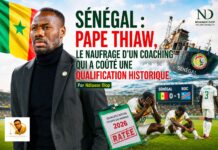 Sénégal : Pape Thiaw, le naufrage d’un coaching qui a coûté une qualification historique. Par Ndiawar Diop Sénégal : Pape Thiaw, le naufrage d’un coaching qui a coûté une qualification historique. Par Ndiawar Diop