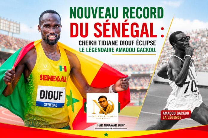 Nouveau Record du Sénégal : Cheikh Tidiane Diouf Éclipse le Légendaire Amadou Gackou. Par Ndiawar Diop Nouveau Record du Sénégal : Cheikh Tidiane Diouf Éclipse le Légendaire Amadou Gackou. Par Ndiawar Diop