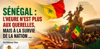Sénégal: L’heure n’est plus aux querelles, mais à la survie de la Nation … Par Ndiawar Diop Sénégal: L'heure n'est plus aux querelles, mais à la survie de la Nation ... Par Ndiawar Diop