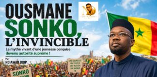 Ousmane Sonko, l’invincible: Le mythe vivant d’une jeunesse conquise devenu autorité suprême ! Par Ndiawar Diop Ousmane Sonko, l’invincible: Le mythe vivant d'une jeunesse conquise devenu autorité suprême ! Par Ndiawar Diop