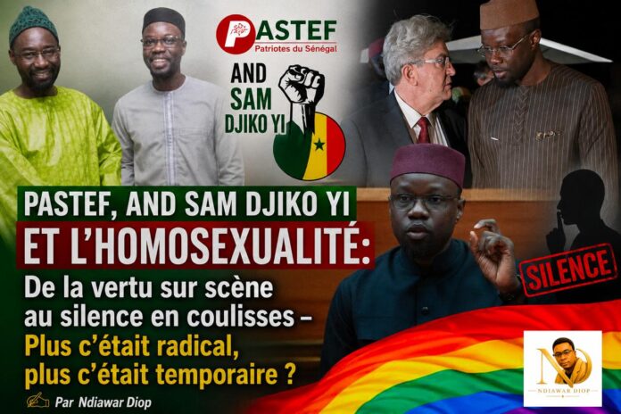 IMG-20260718-WA0211 Pastef, And Sam Djiko Yi et l’homosexualité: De la vertu sur scène au silence en coulisses - Plus c’était radical, plus c’était temporaire ? Par Ndiawar Diop