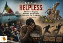 Let’s Stay Helpless: The Art of Begging, Fighting, and Blaming Others for Our Problems. By Ndiawar Diop Let’s Stay Helpless: The Art of Begging, Fighting, and Blaming Others for Our Problems. By Ndiawar Diop