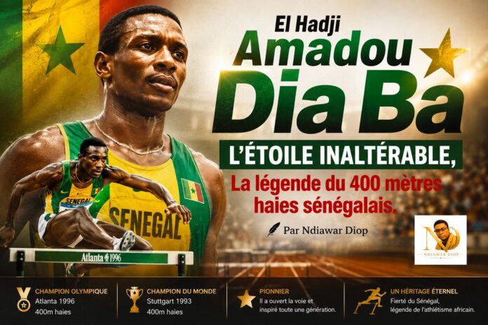 IMG-20260723-WA0265 El Hadji Amadou Dia Ba : L'Étoile Inaltérable, La légende du 400 mètres haies sénégalais" Par Ndiawar Diop
