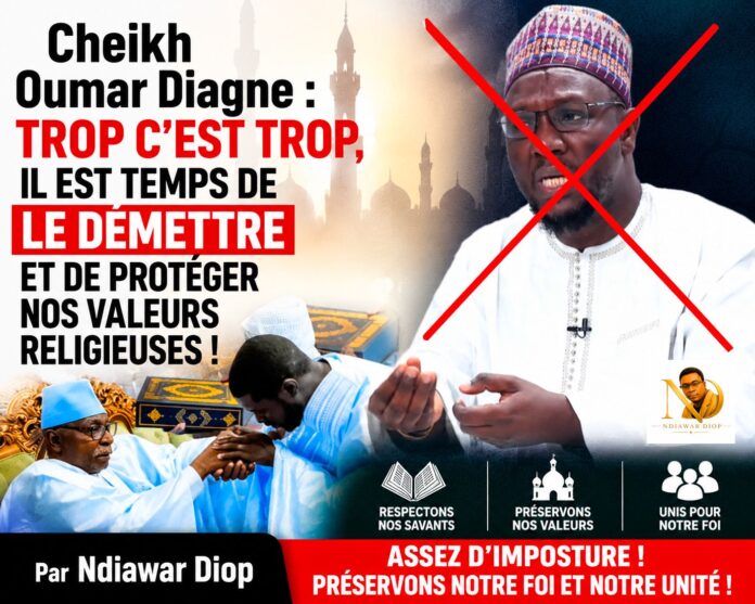 IMG-20260723-WA0268 Cheikh Oumar Diagne : Trop c'est trop, il est temps de le démettre et de protéger nos valeurs religieuses ! Par Ndiawar Diop