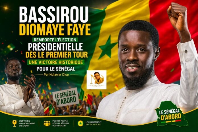 IMG-20260725-WA0301 Bassirou Diomaye Faye remporte l'élection présidentielle dès le premier tour : une victoire historique pour le Sénégal. Par Ndiawar Diop