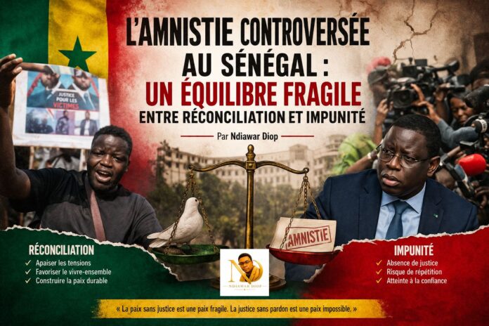 IMG-20260725-WA0307 L'amnistie controversée au Sénégal : Un équilibre fragile entre réconciliation et impunité. Par Ndiawar Diop