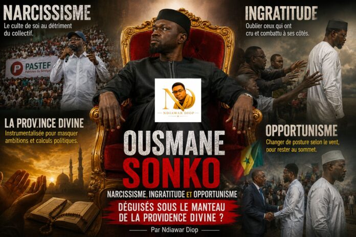 IMG-20260727-WA0287 Ousmane Sonko : Narcissisme, Ingratitude et Opportunisme déguisés sous le manteau de la Providence Divine ? Par Ndiawar Diop