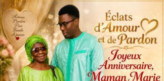 Éclats d’Amour et de Pardon : Joyeux Anniversaire, Maman Marie. Par Ndiawar Diop Éclats d'Amour et de Pardon : Joyeux Anniversaire, Maman Marie. Par Ndiawar Diop