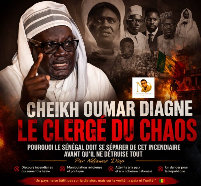IMG-20260729-WA0317 Cheikh Oumar Diagne : Le Clergé du Chaos – Pourquoi le Sénégal doit se séparer de cet incendiaire avant qu’il ne détruise tout. Par Ndiawar Diop
