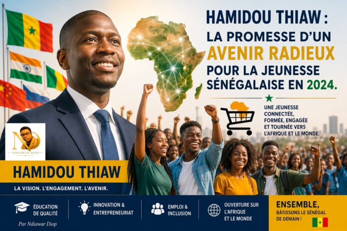 Hamidou Thiaw : La Promesse d'un Avenir Radieux pour la Jeunesse Sénégalaise en 2024. Par Ndiawar Diop Hamidou Thiaw : La Promesse d'un Avenir Radieux pour la Jeunesse Sénégalaise en 2024. Par Ndiawar Diop