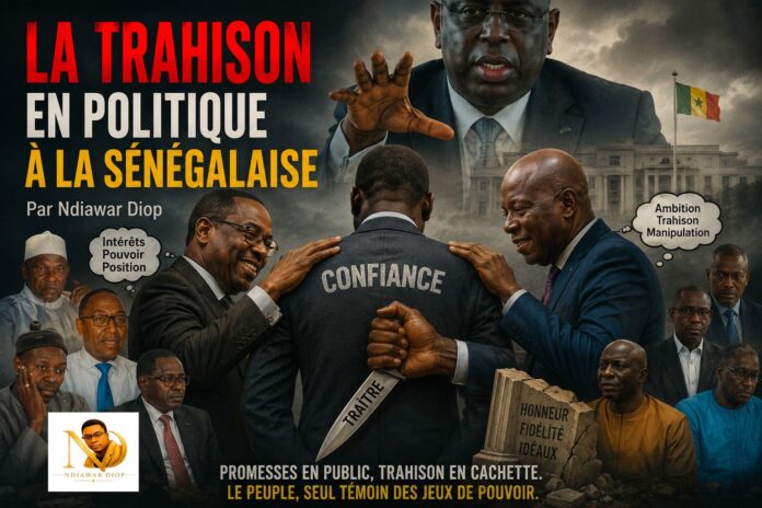 La trahison en politique à la Sénégalaise. Par Ndiawar Diop La trahison en politique à la Sénégalaise. Par Ndiawar Diop