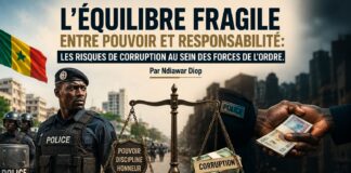 L’Équilibre Fragile entre Pouvoir et Responsabilité: Les Risques de Corruption au Sein des Forces de l’Ordre. Par Ndiawar Diop L'Équilibre Fragile entre Pouvoir et Responsabilité: Les Risques de Corruption au Sein des Forces de l'Ordre. Par Ndiawar Diop