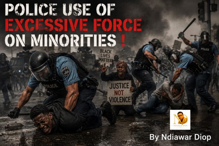 Police Use Of Excessive Force On Minorities ! By Ndiawar Diop Police Use Of Excessive Force On Minorities ! By Ndiawar Diop