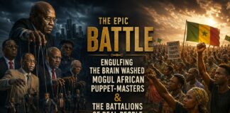 The Epic Battle Engulfing The Brain Washed Mogul African Puppet-Masters & The Battalions of Real People. By Ndiawar Diop The Epic Battle Engulfing The Brain Washed Mogul African Puppet-Masters & The Battalions of Real People. By Ndiawar Diop