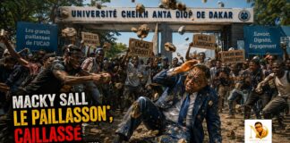 Macky Sall le Paillasson*, caillassé devant les grands paillasses** de l’Université Cheikh Anta Diop de Dakar ! Par Ndiawar Diop Macky Sall le Paillasson*, caillassé devant les grands paillasses** de l’Université Cheikh Anta Diop de Dakar ! Par Ndiawar Diop