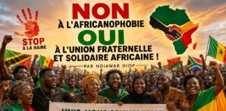 Non à l’Africanophobie et Oui à l’Union Fraternelle et Solidaire Africaine ! Par Ndiawar Diop Non à l’Africanophobie et Oui à l’Union Fraternelle et Solidaire Africaine ! Par Ndiawar Diop