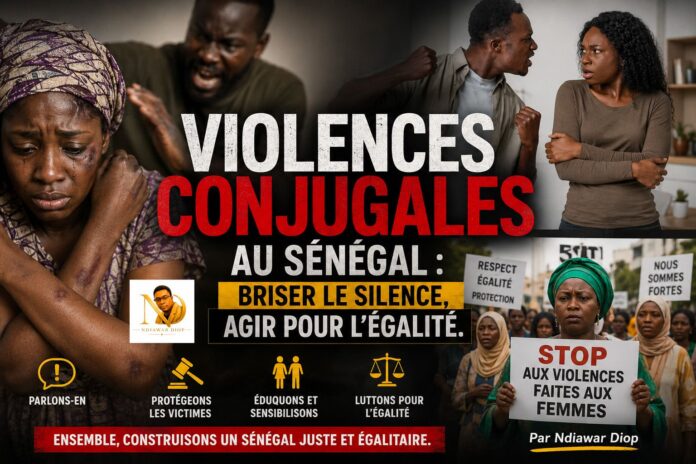 Violences Conjugales au Sénégal : Briser le Silence, Agir pour l'Égalité.. Par Ndiawar Diop Violences Conjugales au Sénégal : Briser le Silence, Agir pour l'Égalité.. Par Ndiawar Diop
