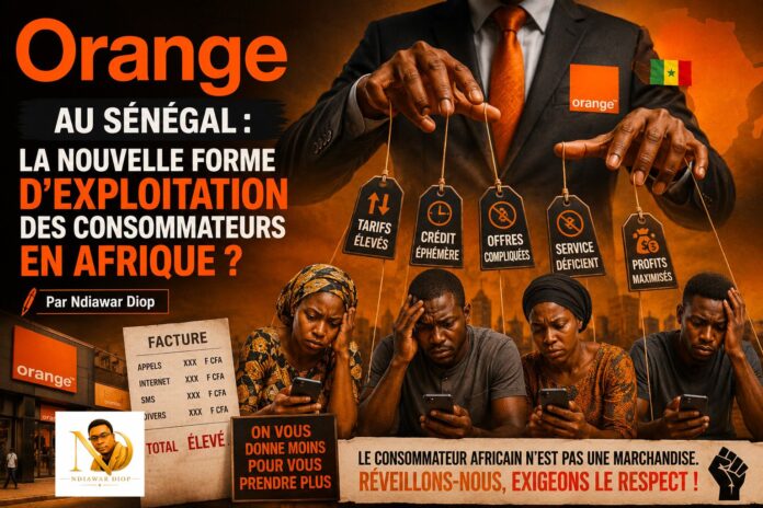 Orange au Sénégal : La Nouvelle Forme d'Exploitation des Consommateurs en Afrique ? Par Ndiawar Diop Orange au Sénégal : La Nouvelle Forme d'Exploitation des Consommateurs en Afrique ? Par Ndiawar Diop