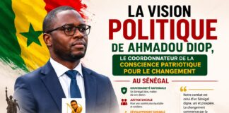 La vision politique de Ahmadou Diop, le coordonnateur de la Conscience patriotique pour le Changement au Sénégal. Par Ndiawar Diop La vision politique de Ahmadou Diop, le coordonnateur de la Conscience patriotique pour le Changement au Sénégal. Par Ndiawar Diop