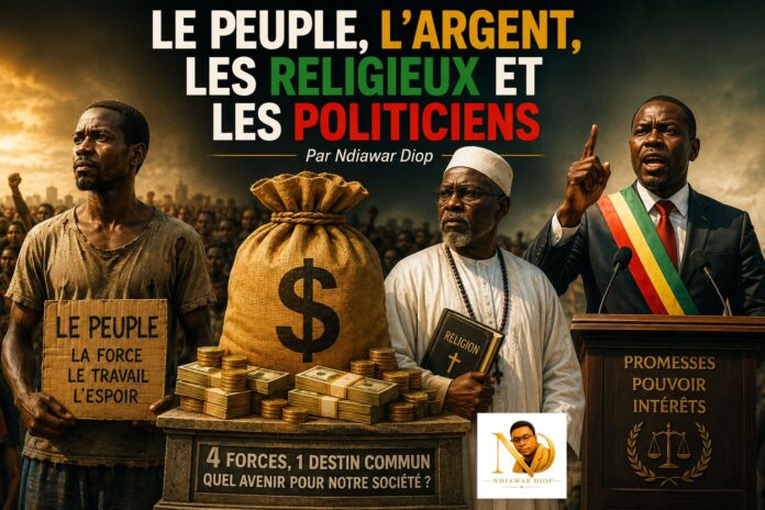 Le Peuple, L'Argent, Les Religieux et Les Politiciens (politiques) Par Ndiawar Diop Le Peuple, L'Argent, Les Religieux et Les Politiciens (politiques) Par Ndiawar Diop