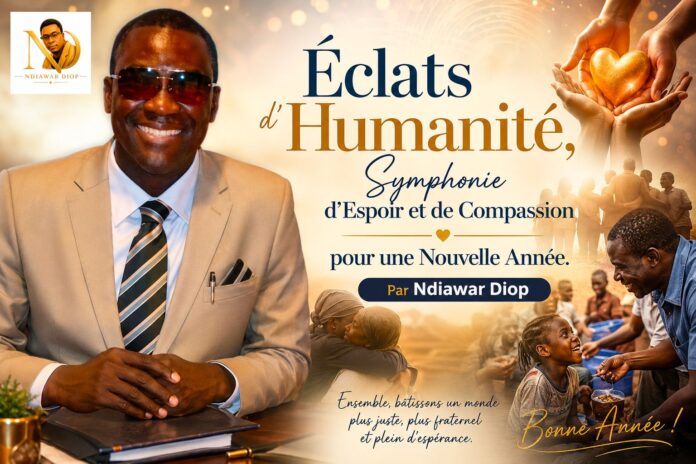 Éclats d'Humanité, Symphonie d'Espoir et de Compassion pour une Nouvelle Année. Par Ndiawar Diop Éclats d'Humanité, Symphonie d'Espoir et de Compassion pour une Nouvelle Année. Par Ndiawar Diop