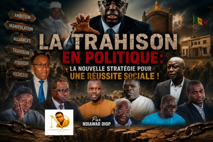 La Trahison en Politique: la nouvelle stratégie pour une réussite sociale ! Par Ndiawar Diop La Trahison en Politique: la nouvelle stratégie pour une réussite sociale ! Par Ndiawar Diop