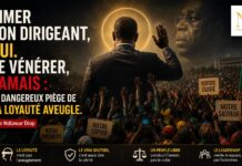Aimer son dirigeant, oui. Le vénérer, jamais : le dangereux piège de la loyauté aveugle. Par Ndiawar Diop Aimer son dirigeant, oui. Le vénérer, jamais : le dangereux piège de la loyauté aveugle. Par Ndiawar Diop