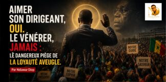 Aimer son dirigeant, oui. Le vénérer, jamais : le dangereux piège de la loyauté aveugle. Par Ndiawar Diop Aimer son dirigeant, oui. Le vénérer, jamais : le dangereux piège de la loyauté aveugle. Par Ndiawar Diop