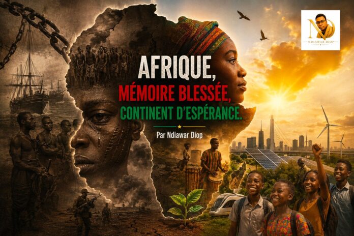 Afrique, mémoire blessée, continent d’espérance. Par Ndiawar Diop Afrique, mémoire blessée, continent d’espérance. Par Ndiawar Diop
