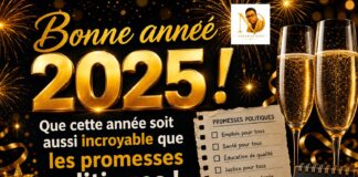 Bonne année 2025 ! Que cette année soit aussi incroyable que les promesses politiques ! Par Ndiawar Diop Bonne année 2025 ! Que cette année soit aussi incroyable que les promesses politiques ! Par Ndiawar Diop