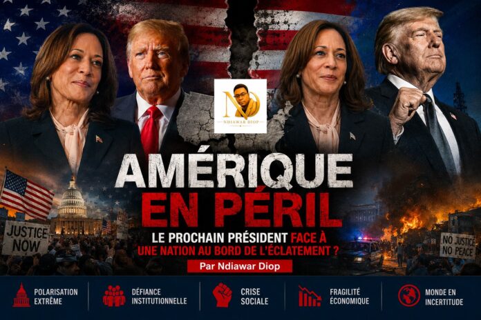 Amérique en Péril : Le Prochain Président Face à une Nation au Bord de l’Éclatement ? Par Ndiawar Diop Amérique en Péril : Le Prochain Président Face à une Nation au Bord de l’Éclatement ? Par Ndiawar Diop