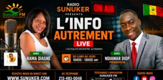 Radio Sunuker présente l’Emission L’info Autrement LIVE sur Radio Sunuker avec Ndiawar Diop et Rama Diagne Radio Sunuker présente l’Emission L’info Autrement LIVE sur Radio Sunuker avec Ndiawar Diop et Rama Diagne