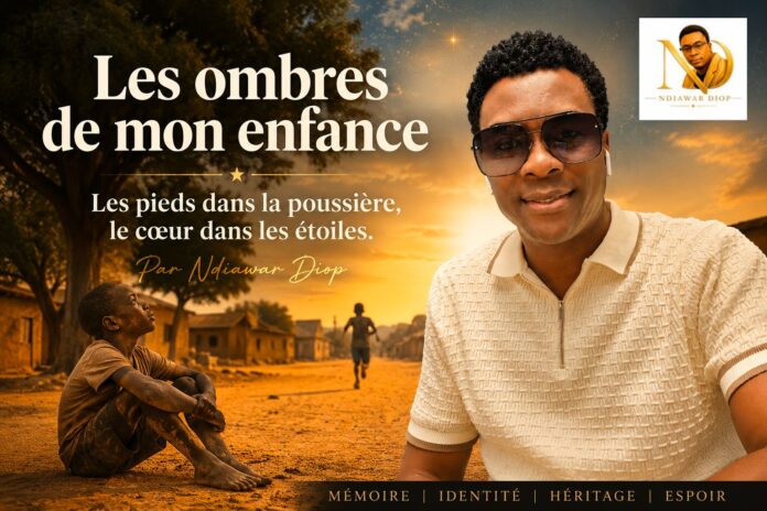 Les ombres de mon enfance : Les pieds dans la poussière, le cœur dans les étoiles. Par Ndiawar Diop Les ombres de mon enfance : Les pieds dans la poussière, le cœur dans les étoiles. Par Ndiawar Diop
