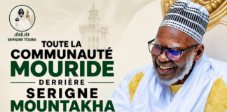 TOUTE LA COMMUNAUTÉ MOURIDE DERRIÈRE SERIGNE MOUNTAKHA MBACKÉ! Par Serigne Saliou Diop Ndiawar