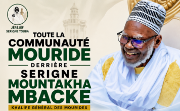 TOUTE LA COMMUNAUTÉ MOURIDE DERRIÈRE SERIGNE MOUNTAKHA MBACKÉ! Par Serigne Saliou Diop Ndiawar
