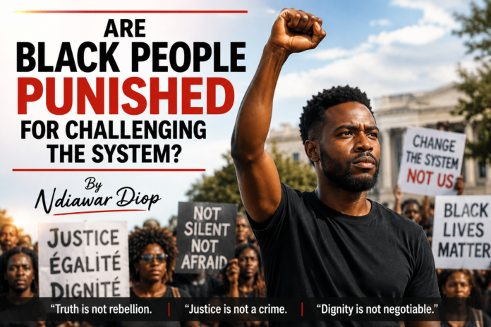 Are Black People Punished for Challenging the System? By Ndiawar Diop Are Black People Punished for Challenging the System? By Ndiawar Diop