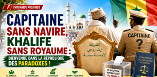 Capitaine sans navire, Khalife sans royaume : Bienvenue dans la République des paradoxes ! Par Ndiawar Diop