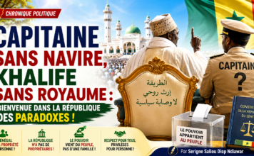 Capitaine sans navire, Khalife sans royaume : Bienvenue dans la République des paradoxes ! Par Ndiawar Diop