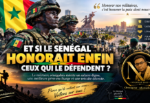 ET SI LE SÉNÉGAL HONORAIT ENFIN CEUX QUI LE DÉFENDENT ? Par Ndiawar Diop ET SI LE SÉNÉGAL HONORAIT ENFIN CEUX QUI LE DÉFENDENT Par Ndiawar Diop