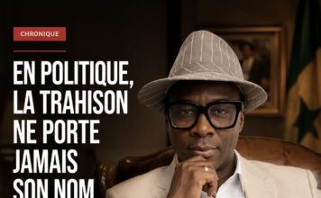 EN POLITIQUE, LA TRAHISON NE PORTE JAMAIS SON NOM! Par Ndiawar Diop