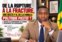 DE LA RUPTURE À LA FRACTURE, QUE RESTE-T-IL DE LA FAMILLE POLITIQUE PASTEF ? Par Ndiawar Diop DE LA RUPTURE À LA FRACTURE, QUE RESTE-T-IL DE LA FAMILLE POLITIQUE PASTEF ? Par Ndiawar Diop
