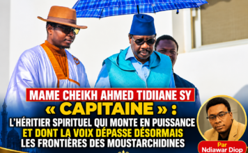 Mame Cheikh Ahmed Tidiane Sy « Capitaine » : l’héritier spirituel qui monte en puissance et dont la voix dépasse désormais les frontières des Moustarchidines. Par Ndiawar Diop Mame Cheikh Ahmed Tidiane Sy « Capitaine » l’héritier spirituel qui monte en puissance et dont la voix dépasse désormais les frontières des Moustarchidines. Par Ndiawar Diop