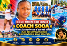 Marième Soda Camara, « Coach Soda » : une championne s’en est allée, mais son empreinte restera à jamais dans le sport sénégalais. Par Ndiawar Diop Marième Soda Camara, « Coach Soda » une championne s’en est allée, mais son empreinte restera à jamais dans le sport sénégalais. Par Ndiawar Diop
